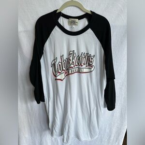 Black and White Raglan Shirt
